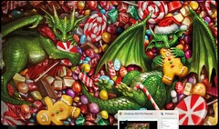 Dragon Shield Playmat- Christmas 2024